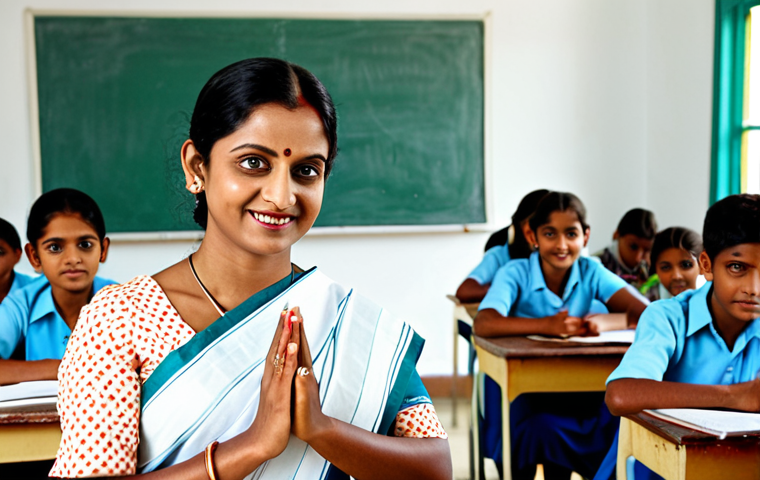 **

A professional female teacher, fully clothed in a traditional Bengali saree, standing in a bright, modern classroom. Students are seated at desks, engaged in their work. The scene is well-lit and cheerful.  Perfect anatomy, correct proportions, natural pose, well-formed hands, proper finger count, natural body proportions, safe for work, appropriate content, fully clothed, family-friendly.

**
