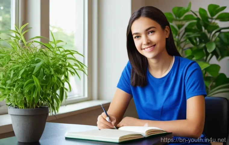 청소년상담사와 청소년 심리치료 차이 - **Prompt 1: Teenager and Counselor - Daily Life Support**
    "A bright, warm, and inviting modern o...