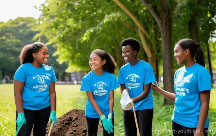청소년상담사와 청소년 리더십 개발 - **Exploring Career Paths in the Digital Age:** A vibrant, futuristic classroom or co-working space i...