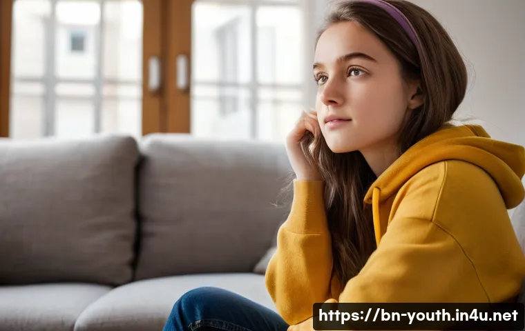 청소년상담사 현장에서 자주 쓰이는 기술 - **Prompt 1: Empathetic Listening**
    "A cozy, brightly lit living room. A teenage girl, around 16 ...